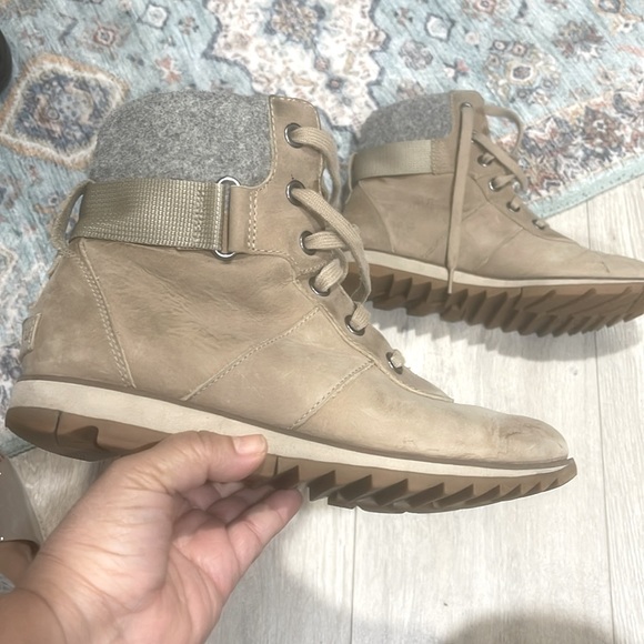 Sorel Women's Harlow conquest urban hikers waterproof Lace Up woman's boots - Picture 2 of 11